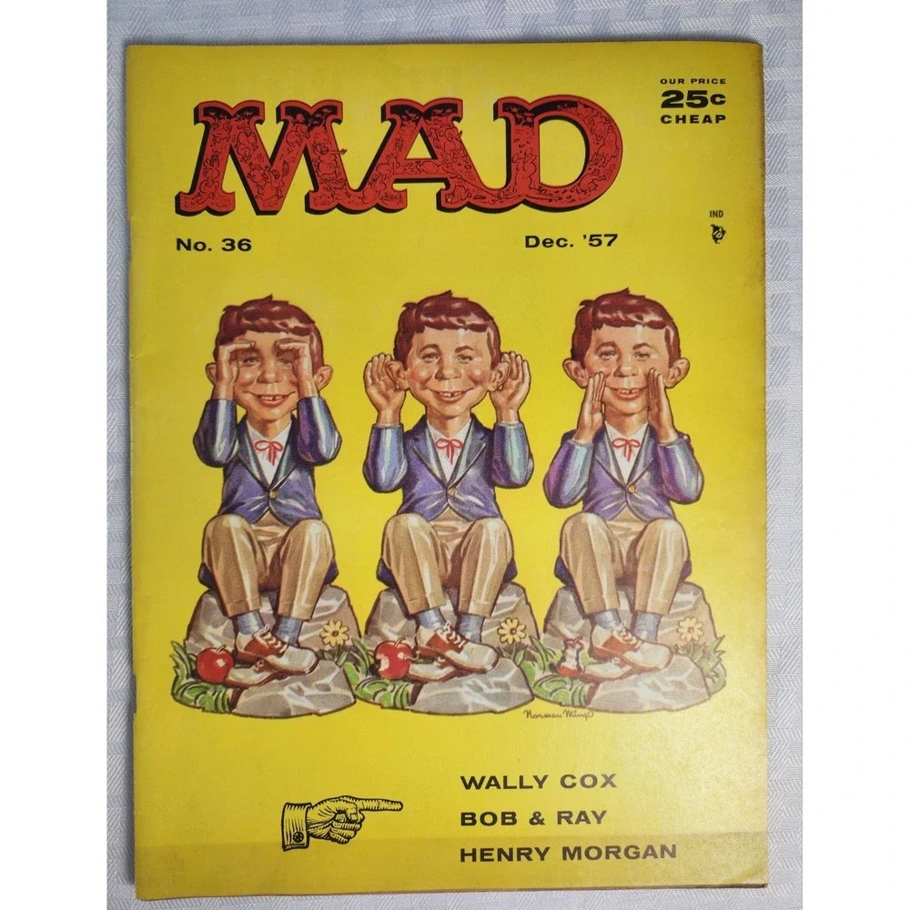 Mad #36 1957 • E.C. Comics • Doem Martin Poem Parody VERY Fine